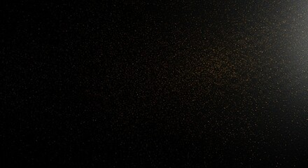A minimalist matte black background adorned with tiny, irregular gold dust speckles, creating a refined and artistic aesthetic. Soft lighting enhances the metallic shimmer, adding depth