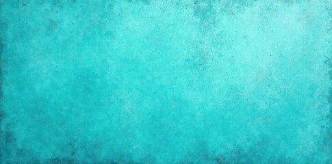 Fototapeta premium Smooth, slightly porous turquoise painted concrete; even color , backdrop, concrete