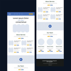 Multipurpose email newsletter PPC marketing template Layout