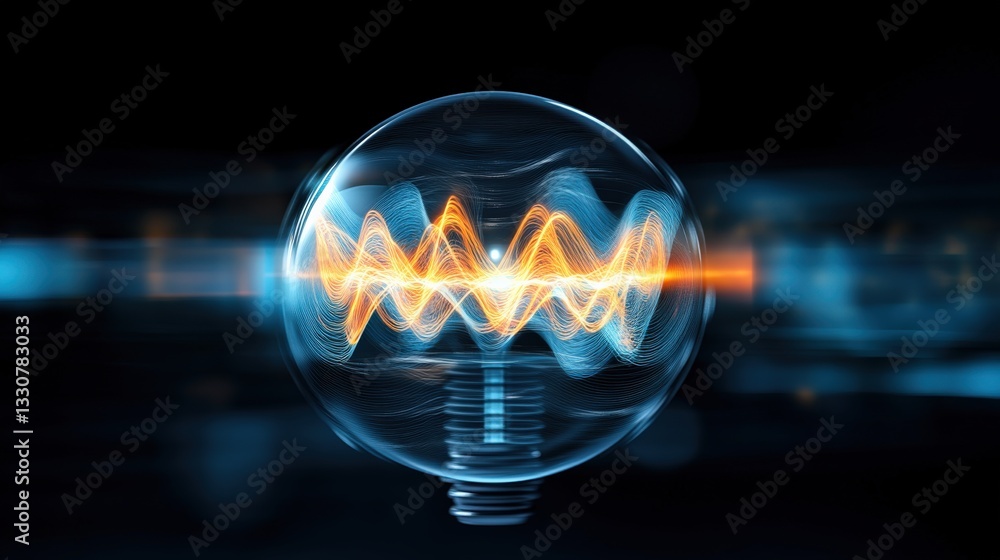 Poster dynamic energy waves digital realm graphic visualization futuristic environment close-up viewpoint c
