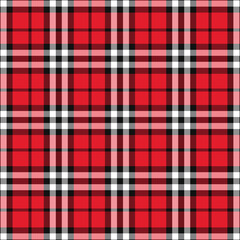 fashion red scottish tartan plaid checkered stripes fabric print pattern background