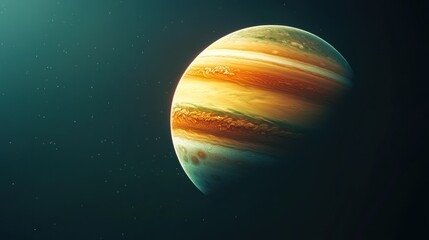 A Stunning Artistic Rendering Of A Gas Giant Planet