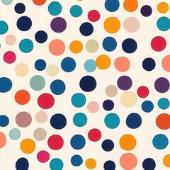 Elegant Polka Dot Pattern Frame for Chic Modern Designs and Decorative Artwork Digital Background for Creative Projects