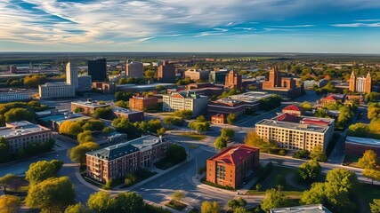 "Schaumburg Illinois Aerial View