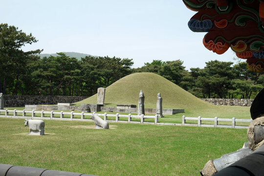 Royal Tomb Of King Suro, South Korea