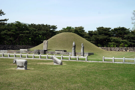 Royal Tomb Of King Suro, South Korea