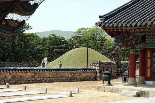 Royal Tomb Of King Suro, South Korea