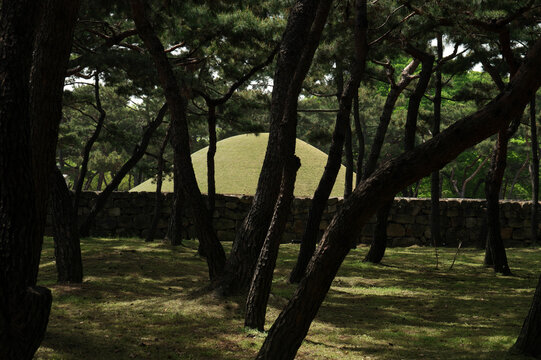 Royal Tomb Of King Suro, South Korea