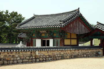 Obraz premium Royal Tomb Of King Suro, South Korea