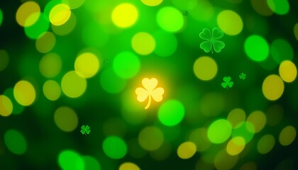 Obraz premium St. Patrick's Day Luck: Shamrocks and Gold Coins