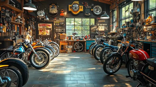 Vintage Motorcycle Workshop: A Haven for Classic Bikes