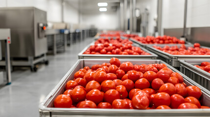 Fresh tomato harvesting industrial facility insights for clean agricultural production