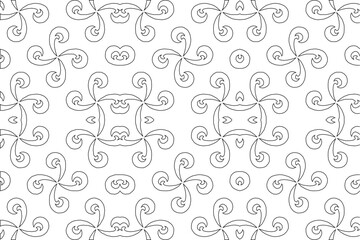 sketch vector illustration design ornament decoration background pattern seamless batik ethnic traditional vintage classic