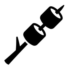 Marshmallow on Stick Icon