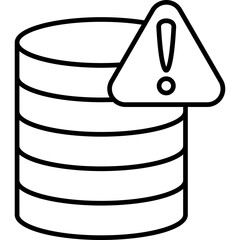 Database Warning Icon