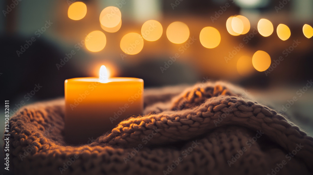 Poster a soft, glowing background with bokeh light effects, creating a warm and inviting visual composition