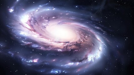 Obraz premium Night_sky_space_galactic_background