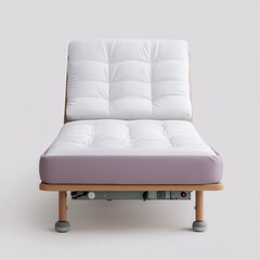 Obraz premium Modern Adjustable Hospital Bed with Comfortable Mattress and Design