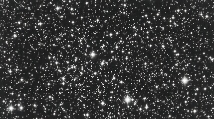Obraz premium With_stars_black_galactic_background
