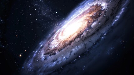 Obraz premium Phone_wallpaper_Star_galaxy_black_galactic_backgroun