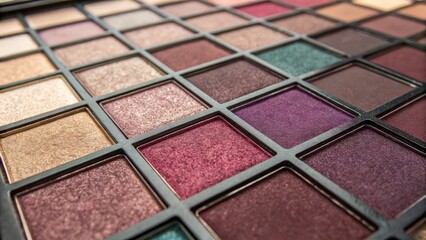 Eyeshadow Palette with Various Colors