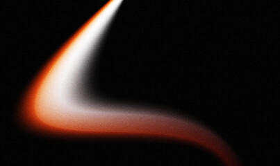 abstract orange glowing lines
