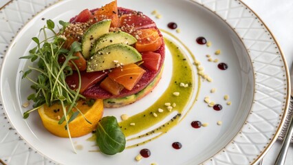 Gourmet Beet and Avocado Salad
