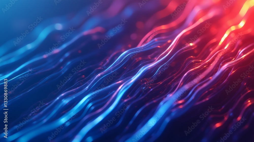 Poster abstract colorful pattern with diagonal blended lines