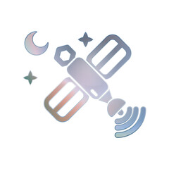 Satellite icon design template