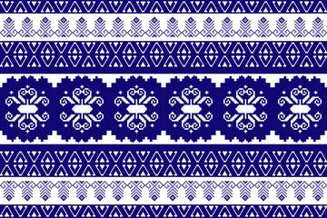 ethnic, fabric , Geometric, seamless,pixel traditional ethnic, thai pattern, fabric pattern for textiles, rugs, wallpaper, clothing, sarong, batik, wrapping, embroidery, print, background, cover, illu