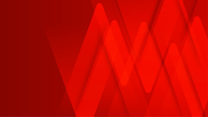 Obraz premium minimal abstract geometric background with red triangle vector illustration