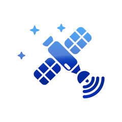 Satellite icon design template