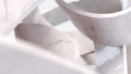 The White marble Abstract image for Abstract Background  3d Rendering.