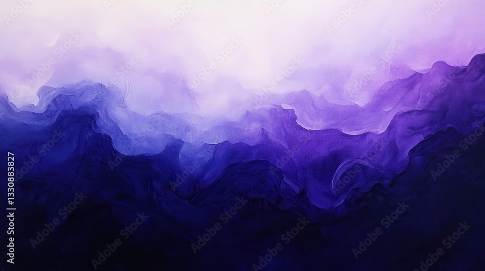 Poster soft purple gradient abstract background creating ethereal atmosphere for creative projects, print, 