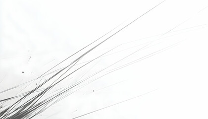 Abstract grayscale artwork featuring dynamic, intersecting lines creating a sense of motion and energy. Ideal for modern design projects needing a visually striking background.