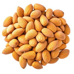 Fototapeta premium almond isolated on white or transparent background