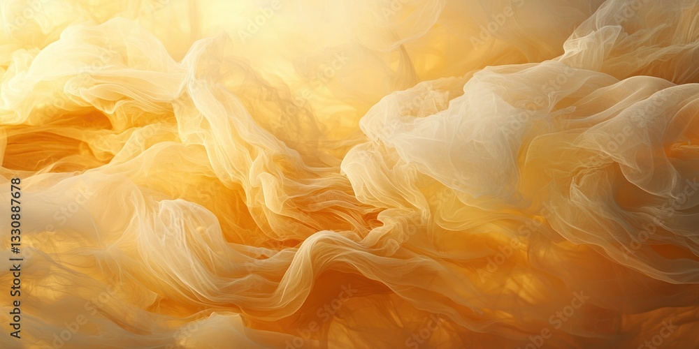 Aufkleber a dreamy abstract background with a soft golden haze creating a luxurious glow