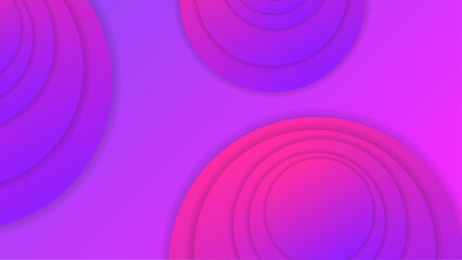 artistic circle purple gradient abstract geometric background vector illustration