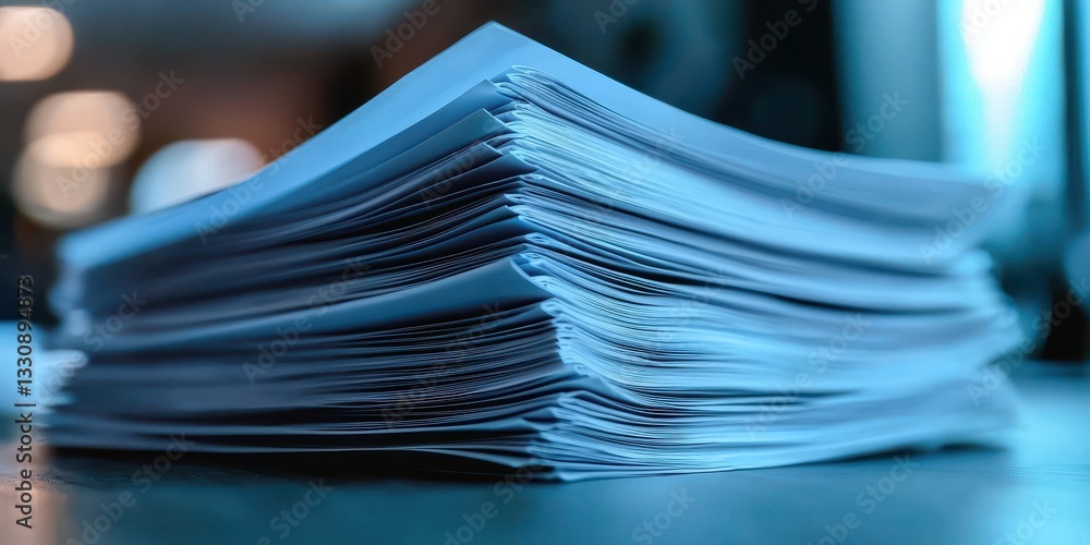 Poster document organization techniques office informational guide professional setting close-up efficiency