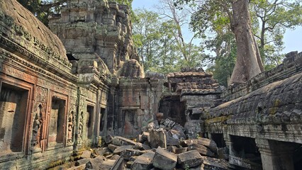 Obraz premium angkor wat temple cambodia