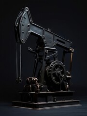 Fototapeta premium an AI Image Generator, Vintage Industrial Machinery with Metal