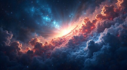 Fototapeta premium galaxy