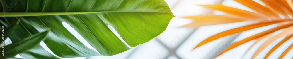 Poster sustainable urban workspace design minimalist green architecture showcasing biophilic office transpa