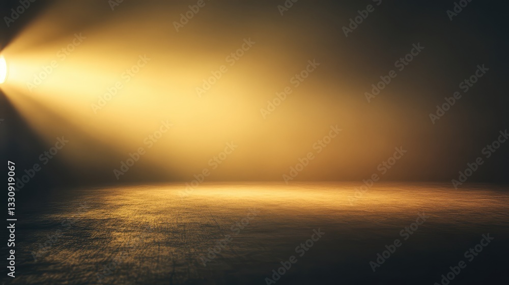 Poster soft white spotlight creating a subtle gradient fade, giving an elegant minimalist effect with copy 