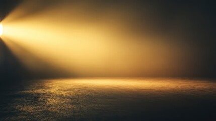 Soft white spotlight creating a subtle gradient fade, giving an elegant minimalist effect with copy space.