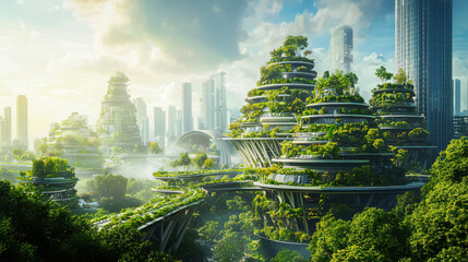 Obraz premium Ai Generated Terraforming Image 