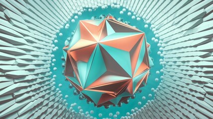 Polyhedral geometric space