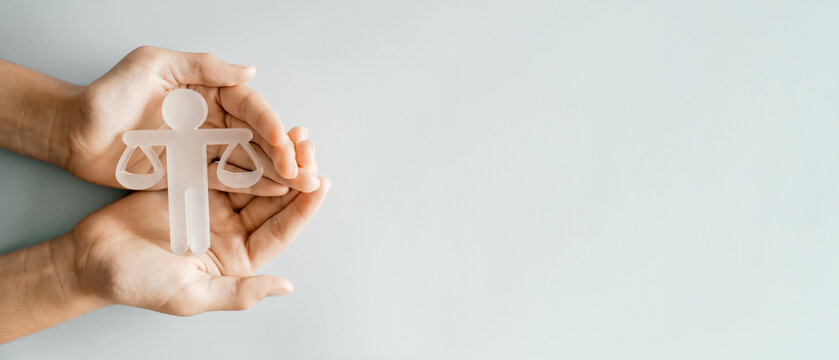  Hand holding Ethical model, business ethics and corporate compliance concept 