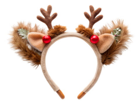 christmas decoration with red heart - Powered by Adobe