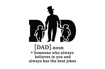 Dad Definition Svg, Father’s Day Svg, Father's Day Gift, Dad SVG, Dad Quote SVG, Dad Wood Sign Svg, Dad File for Circuit. retro vintage style Vector Illustration, daddy Typography T Shirt